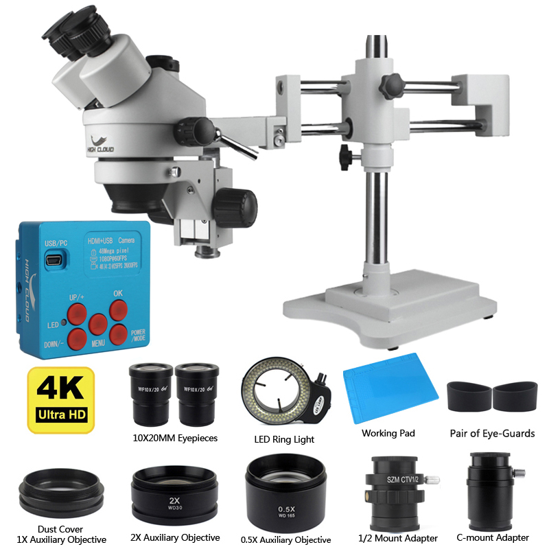 48MP HDMI USB 산업용 카메라 3.5X-90X - Simul-Focal Industrial Microscope 4K Hdmi 리뷰 및 가격