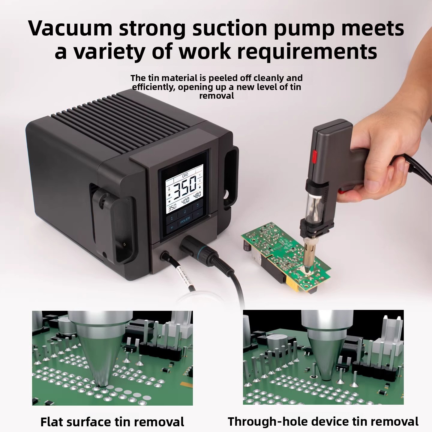 전기식 납땜 제거 펌프 200W 고출력 TV2/TV2+ - Desoldering Pump Electric Vacuum Station 리뷰 및 가격