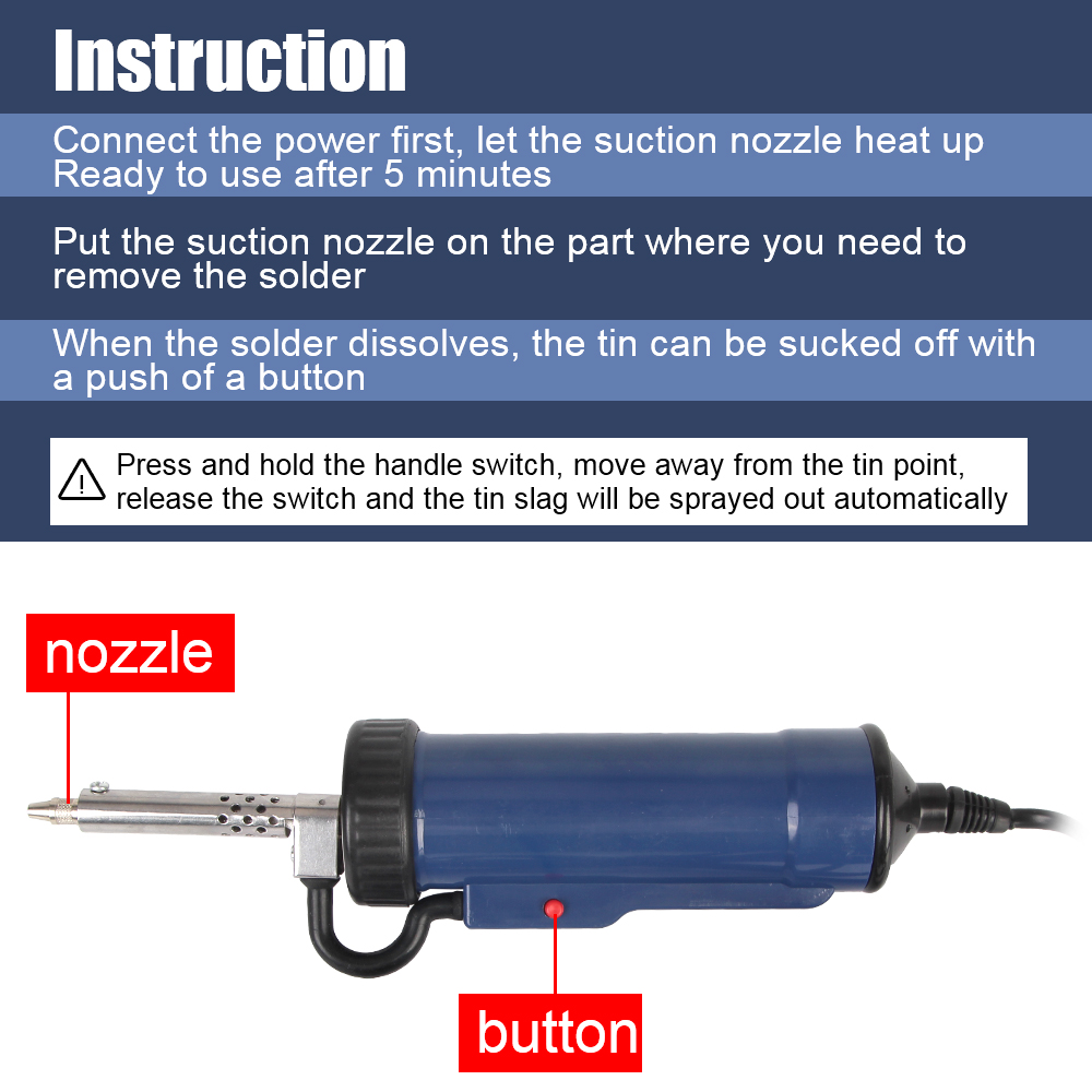 전기 납땜 주석 흡입기, 3 깍지 흡입 펌프 제거, A - Desoldering Pump Electric Vacuum Station 리뷰 및 가격